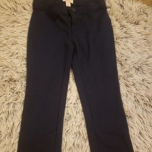 Girls Navy Blue Uniform Pants Size XS